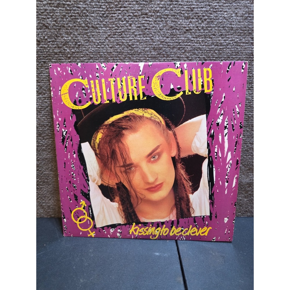 Culture Club Kissing to Be Clever 1982 LP Vinyl Virgin/Epic Records Fe 38398